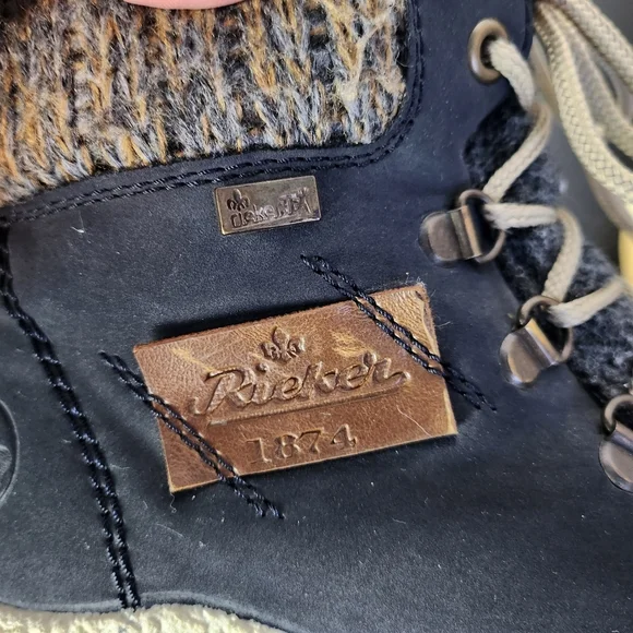 Rieker or Reiker Hiker or Winter Boot sz 38 or 7 - Picture 3 of 15